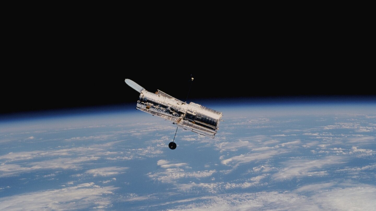 Foto des Hubble-Weltraumteleskops.