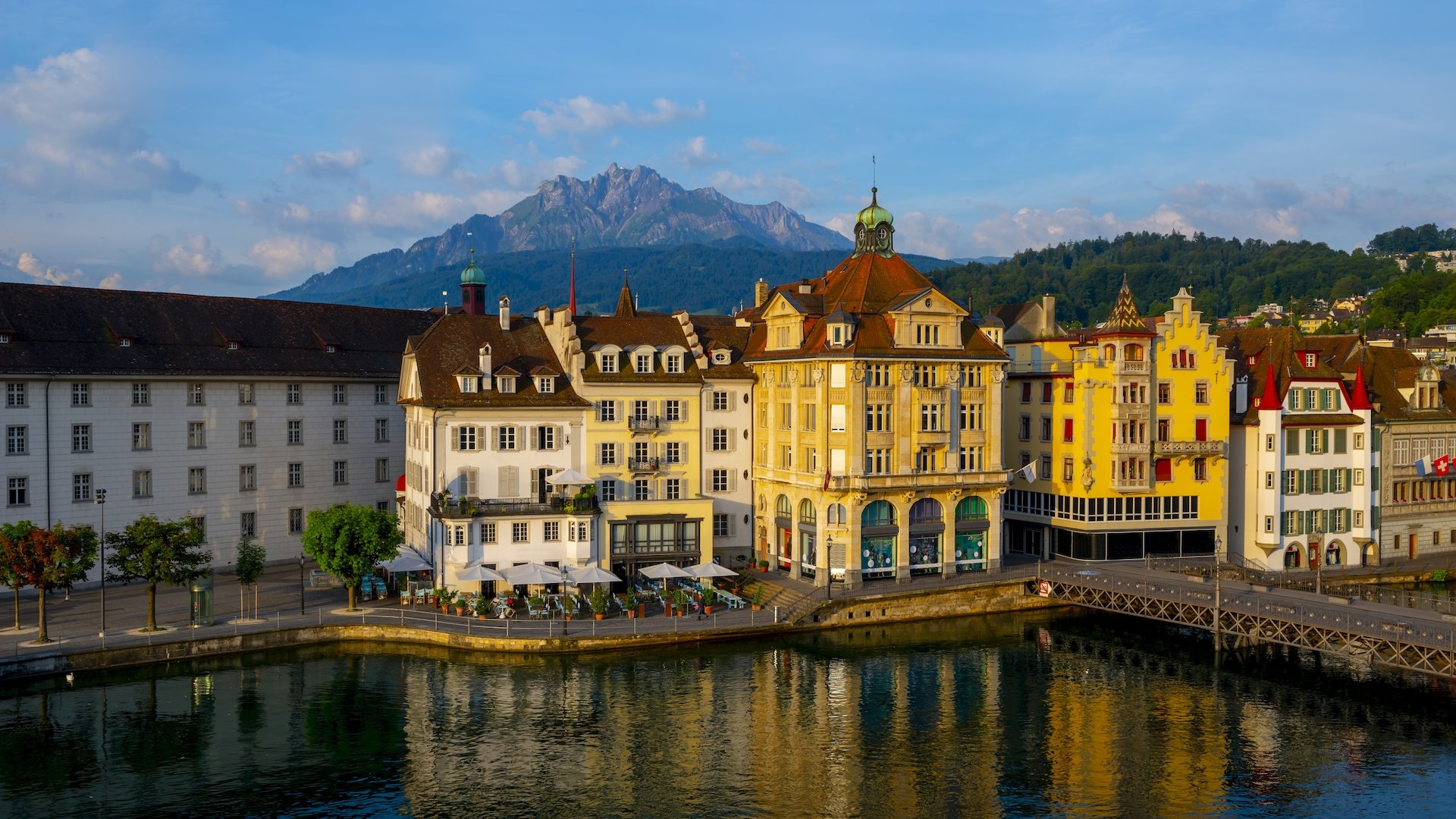 Das Foto zeigt die Stadt Luzern.