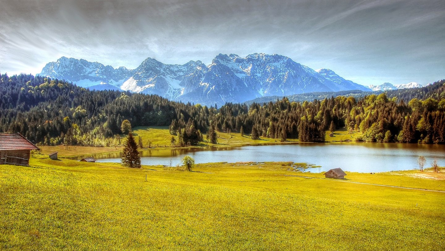 Das Bild zeigt den Geroldsee.