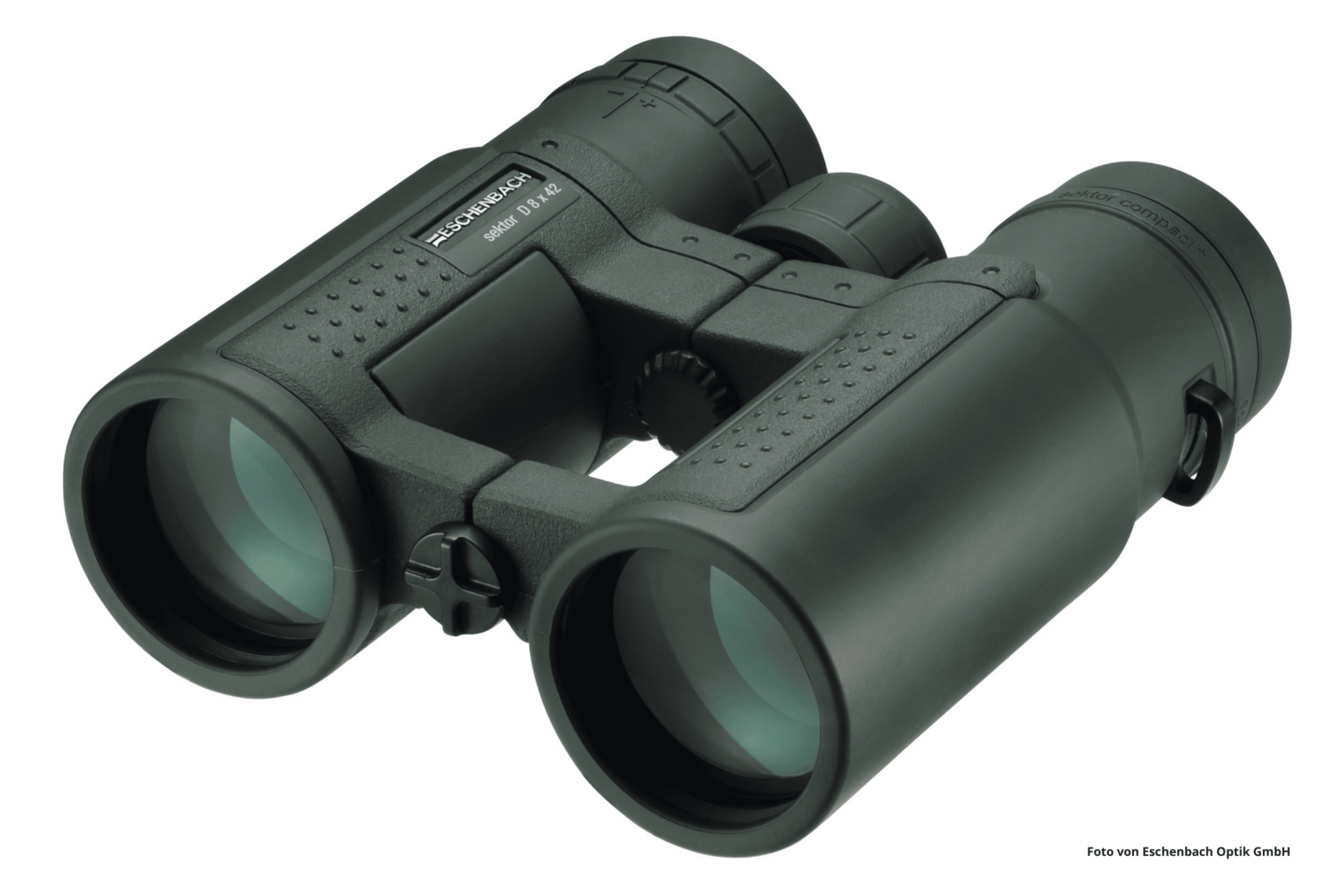 Das Foto zeigt das Fernglas sektor D 8 x 42 compact+ von Eschenbach Optik.