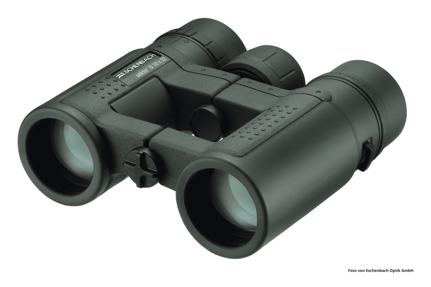 Das Foto zeigt das Fernglas sektor D 10 x 32 compact+ von Eschenbach Optik.