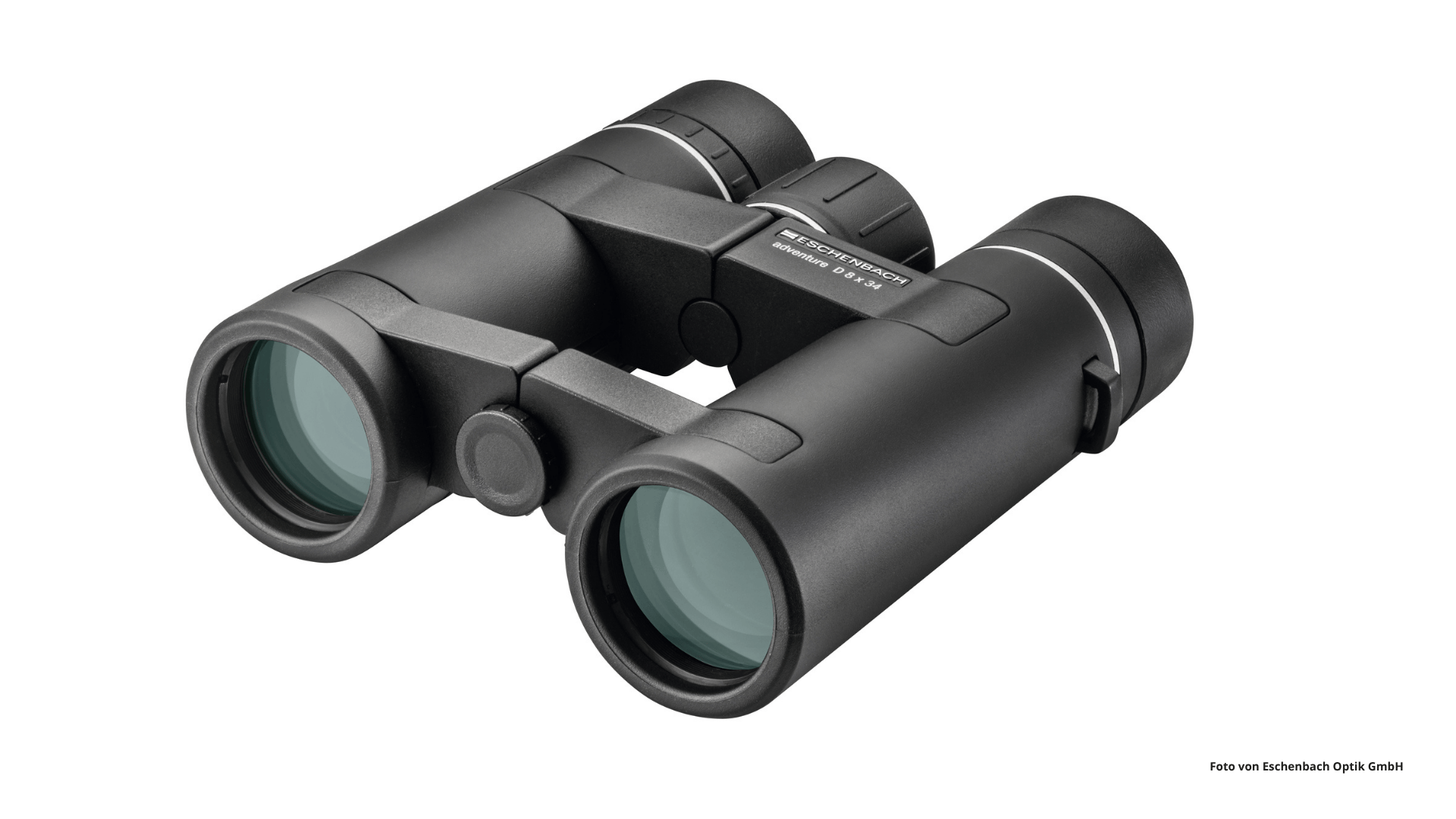 Das Foto zeigt das Fernglas adventure D 8 x 34 von Eschenbach Optik.